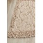 ÇAPA HOME PAMUK 2'Lİ BANYO PASPASI YAPRAK DESEN BEJ 8696474231912